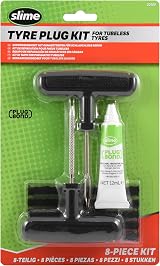 Slime 20500 Tyre Repair Reamer Plug Kit Medium Heavy Duty 8 Piece Set view 1