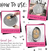 BUGALUGS Boredom Breaker Lick Bowl Slow Feeder Dog Mat Green 100% Food Grade view 5