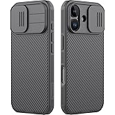 Nillkin Camshield Case for iPhone 17 Case, [Built-in Camera Cover][Slim Profile] [Military Grade Drop Protection] Shockproof Bumper iPhone 17 Case 6.3 inch 2025 Black