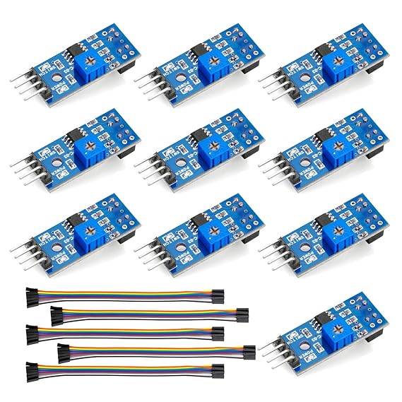 OSOYOO 10PCS TCRT5000 Infrared Reflective IR Photoelectric Switch Barrier Line Track Sensor Module for Arduino Smart Car Robo