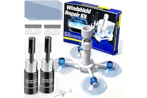 BLUTOKS Windshield Repair Kit - Nano Glass Repair Fluid for Chips & Cracks | Quick Fix, Works on for Chips and Cracks，Cracks Gone Glass Repair Kit, Automotive Windscreen Repair Tool Nano Repair Liquid (Blue)