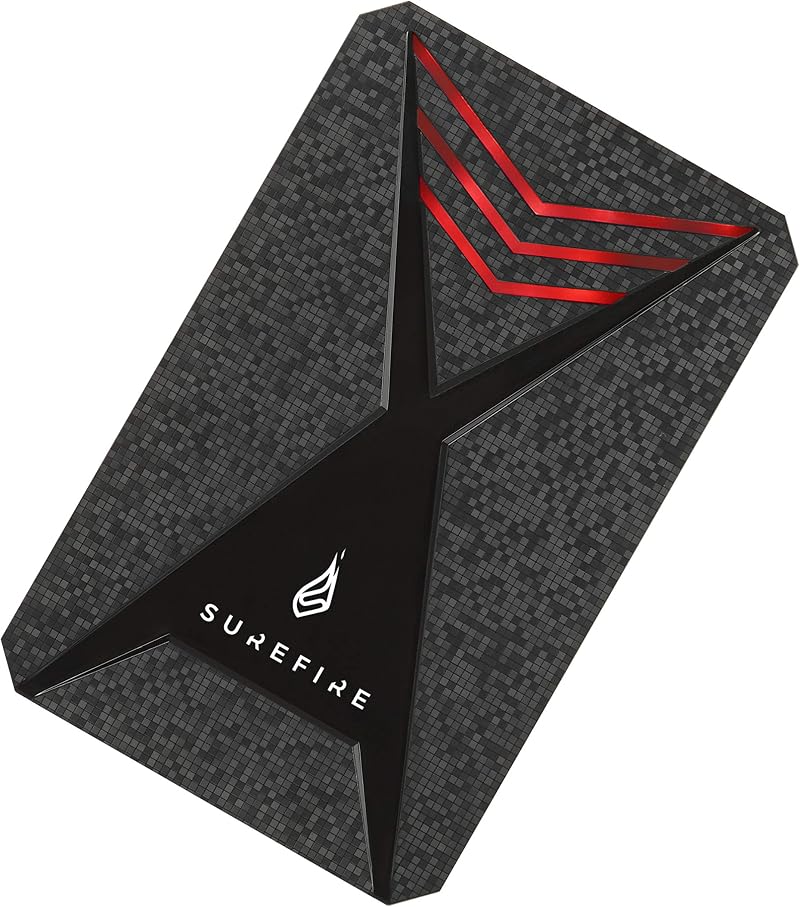 Surefire Bunker Gaming SSD 512GB External USB-C 450MB/s Windows macOS PC Xbox PS