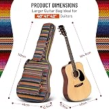 CAHAYA Bohemian Guitar Bag 15.6 mm Padded Waterproof Case 39-42 Inch view 2
