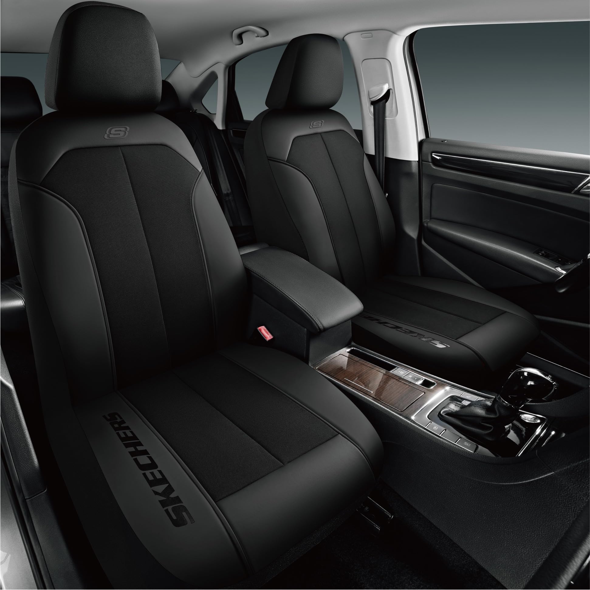 Photo 1 of **USED**Skechers Car Seat Covers,GOGA Mat Oxford Cloth Seat Covers,Waterproof Car Seat Covers Front Seats,Automotive Universal Fit Seat Cover for Most Cars, Suvs, Trucks,Black