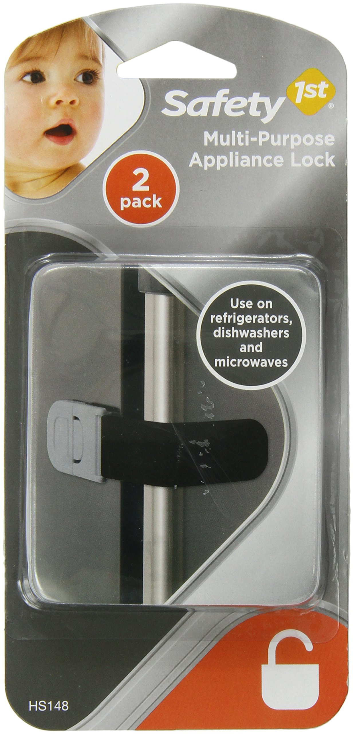 Safety 1st Multi-Purpose Appliance Lock Decor, 2-Count (Packaging May Vary)