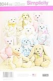 Simplicity US8044OS Children's Stuffed Animal Toy