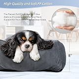 MIXJOY Dog Bed Medium Orthopedic Sofa Calming 63x53x20cm Grey view 4