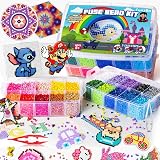 FunzBo 23000 PCS Fuse Beads for Kids Craft 106 Patterns Mega Set