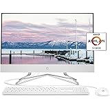 HP 24-inch All-in-One Desktop Computer, AMD Athlon Silver 3050U Processor, 8 GB RAM, 256 GB SSD, Windows 10 Home (24-dd0010, 