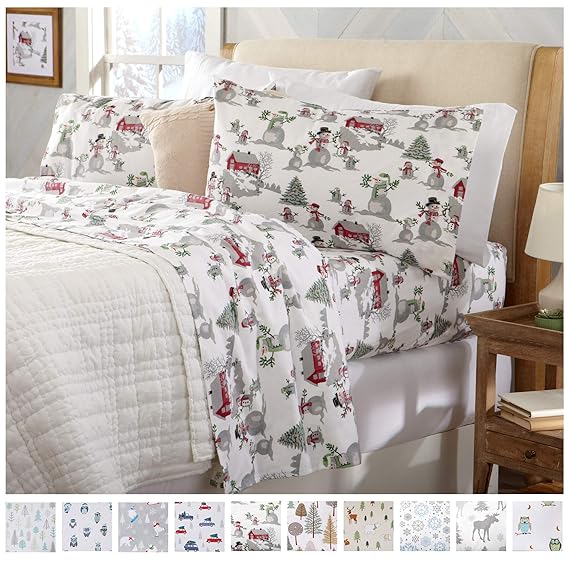 Home Fashion Designs Flannel Sheets Queen Winter Bed Sheets Flannel Sheet Set Winter Wonderland Flannel Sheets 100% Turkish Cotton Flannel Sheet Set. Stratton Collection (Queen, Winter Wonderland) best queen-sized flannel sheet sets Home Fashion Designs Flannel Sheets Queen Winter Bed Sheets Flannel Sheet Set Winter Wonderland Flannel Sheets 100% Turkish Cotton Flannel Sheet Set. Stratton Collection (Queen, Winter Wonderland) best queen-sized flannel sheet sets