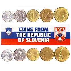 Slovenia 5 Mixed Coins | 10 Stotinov to 5 Tolarjev