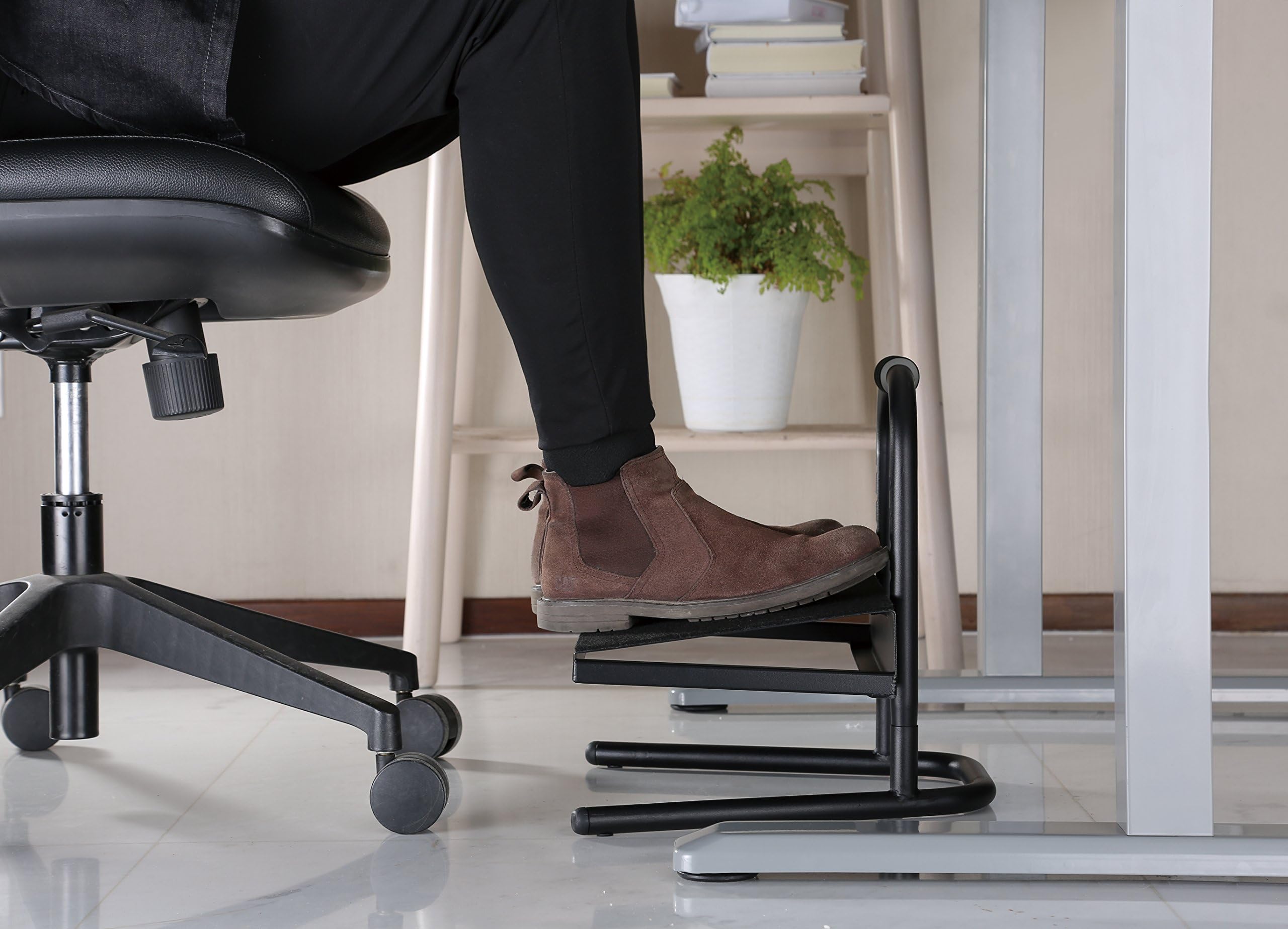 Ergoshopping Heavy Duty High Height Foot Rest, 15.3-27.8 cm