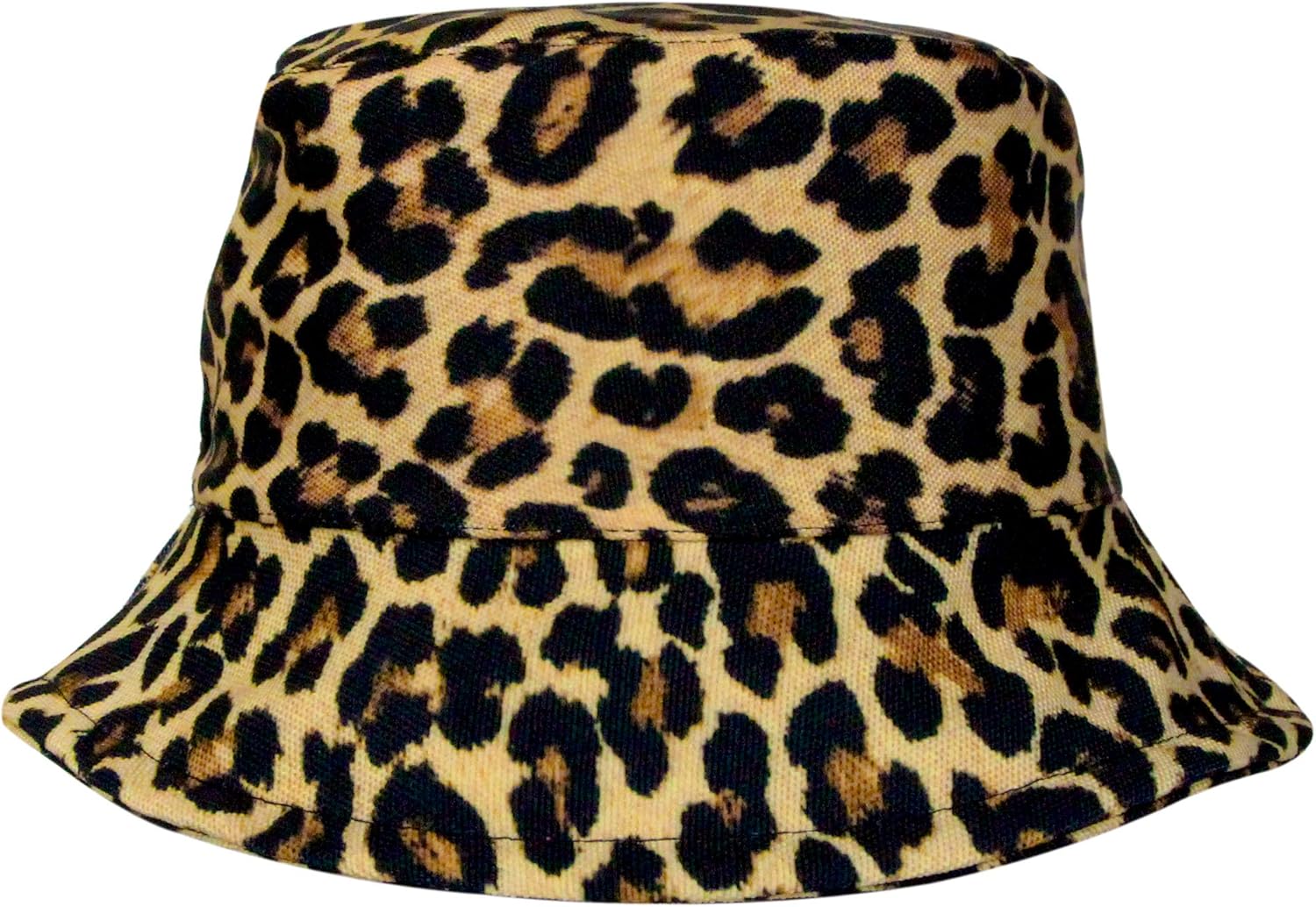 Unisex Stylish Leopard Print Bucket Sun Hat Outdoor Sports Travel