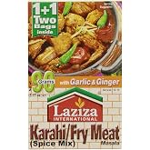 Laziza Karahi Fry Meat Masala, 90-Gram Boxes (Pack of 6)