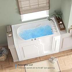 FerdY Floridian 55" x 33" Walk-in Whirlpool Bathtub