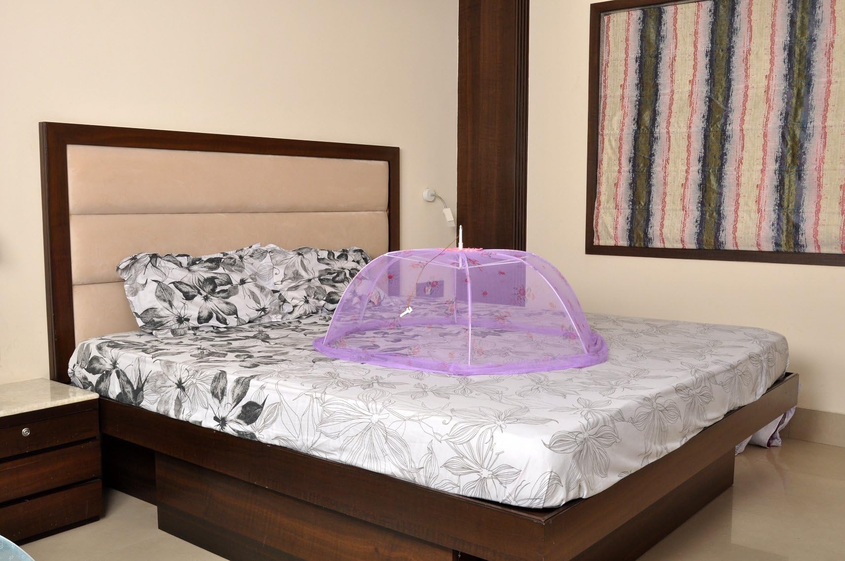 Kolar Foldable Baby Mosquito Net, Assorted Colours, Compact and Easy to Use