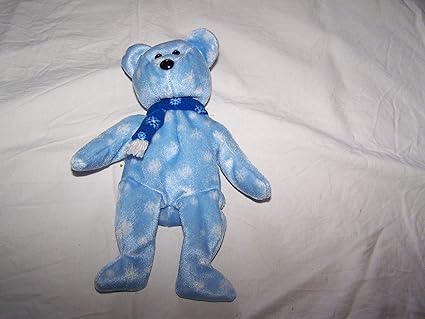 holiday bear beanie baby