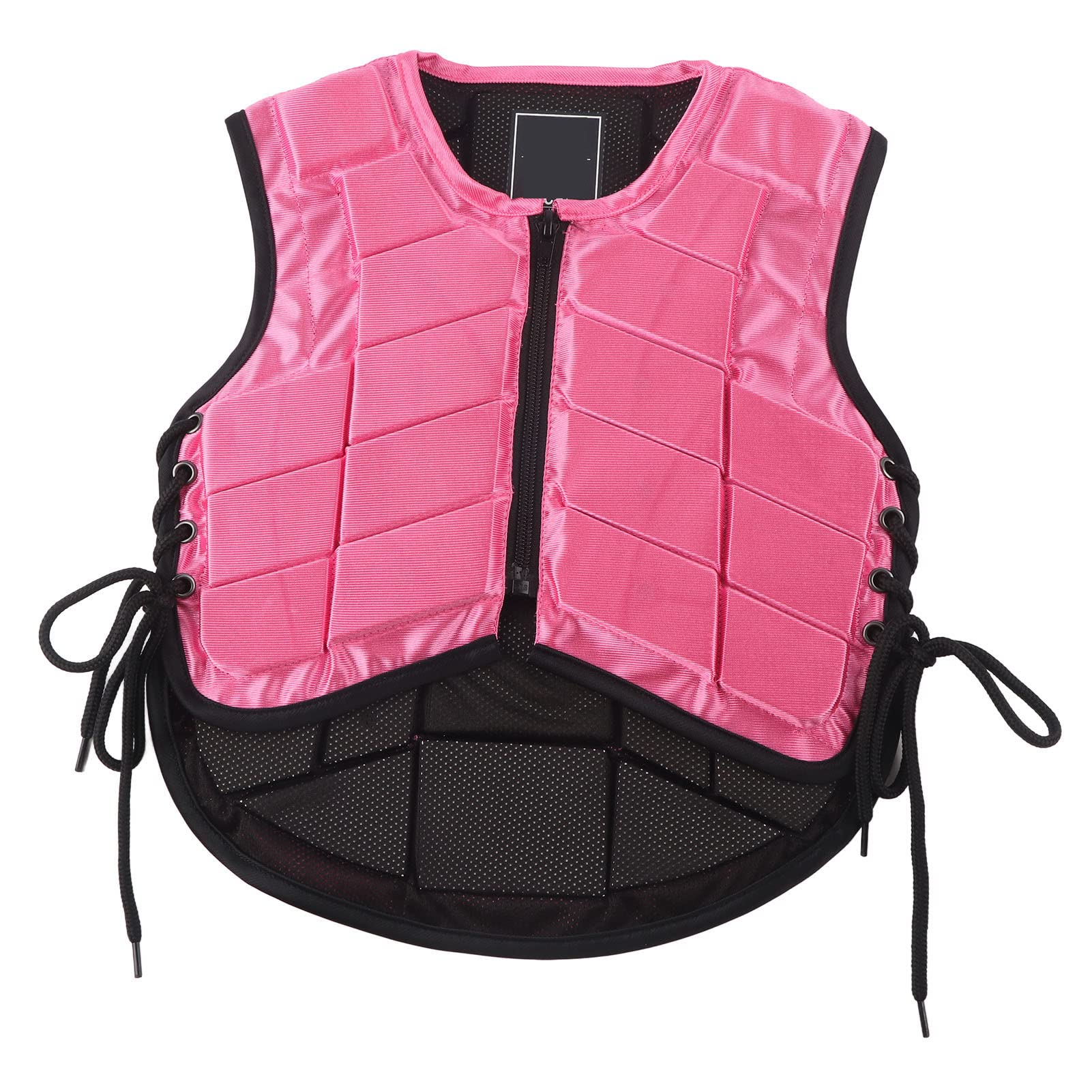 Dilwe Kids Equestrian Vest,Equestrian Body Protector Protective Gear,Foam Padded Horse Riding Protective Gear Body Protector Pink (CS)