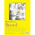 Strathmore 300 Series Tape Bound Bristol Pad, 100 lb. Smooth Surface, 9 X 12 inches, White, 20 Sheets (342-9)