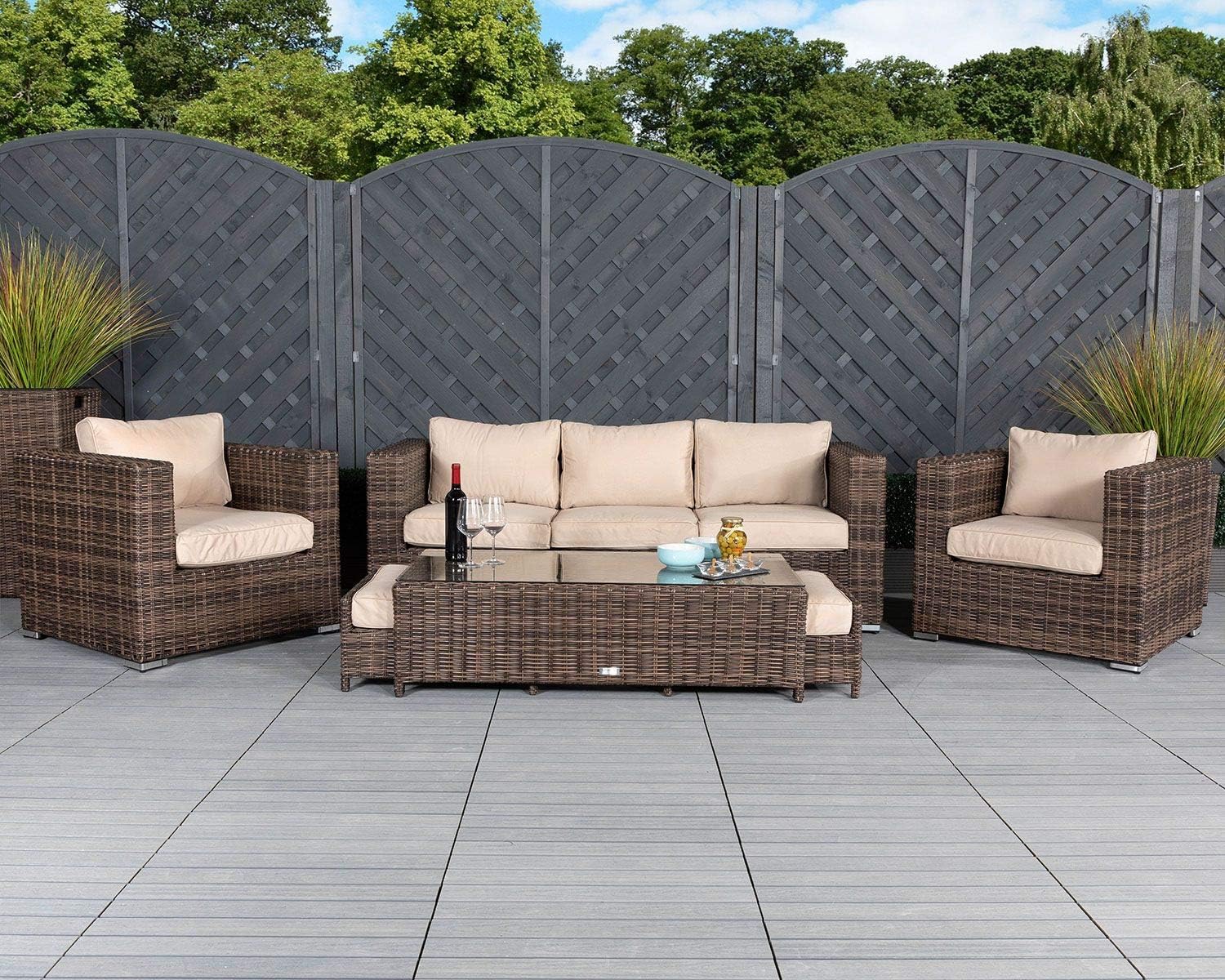 Best 4 Piece Conversation Set With No Table