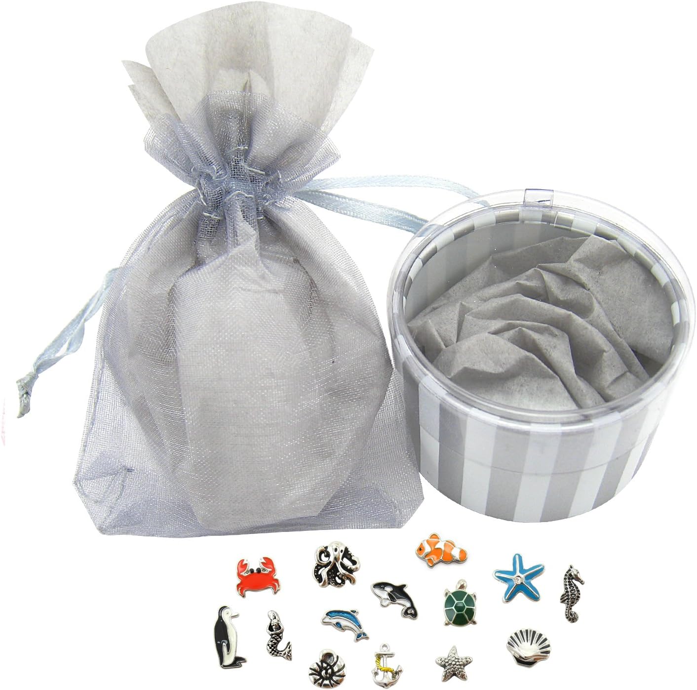Floating charm collection