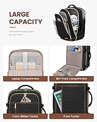LOVEVOOK Travel Backpack for Women, Carry on