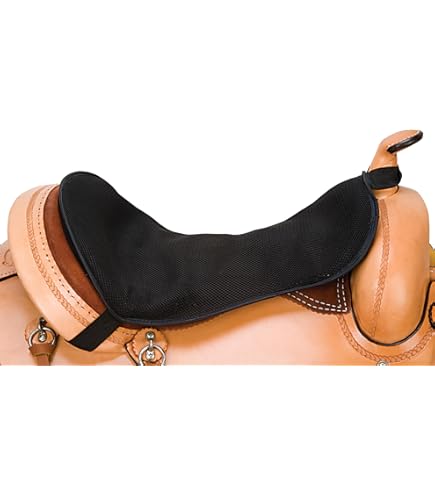Tapered For Back Protection 5-Piece Horse Set - Western Saddle Pad Shock Absorbing Cushions Saddle Shims