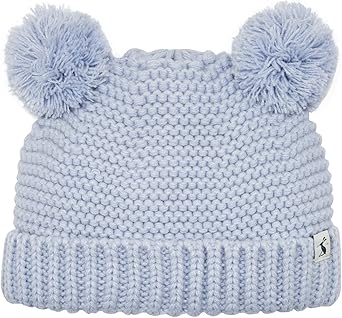 baby hat two pom poms