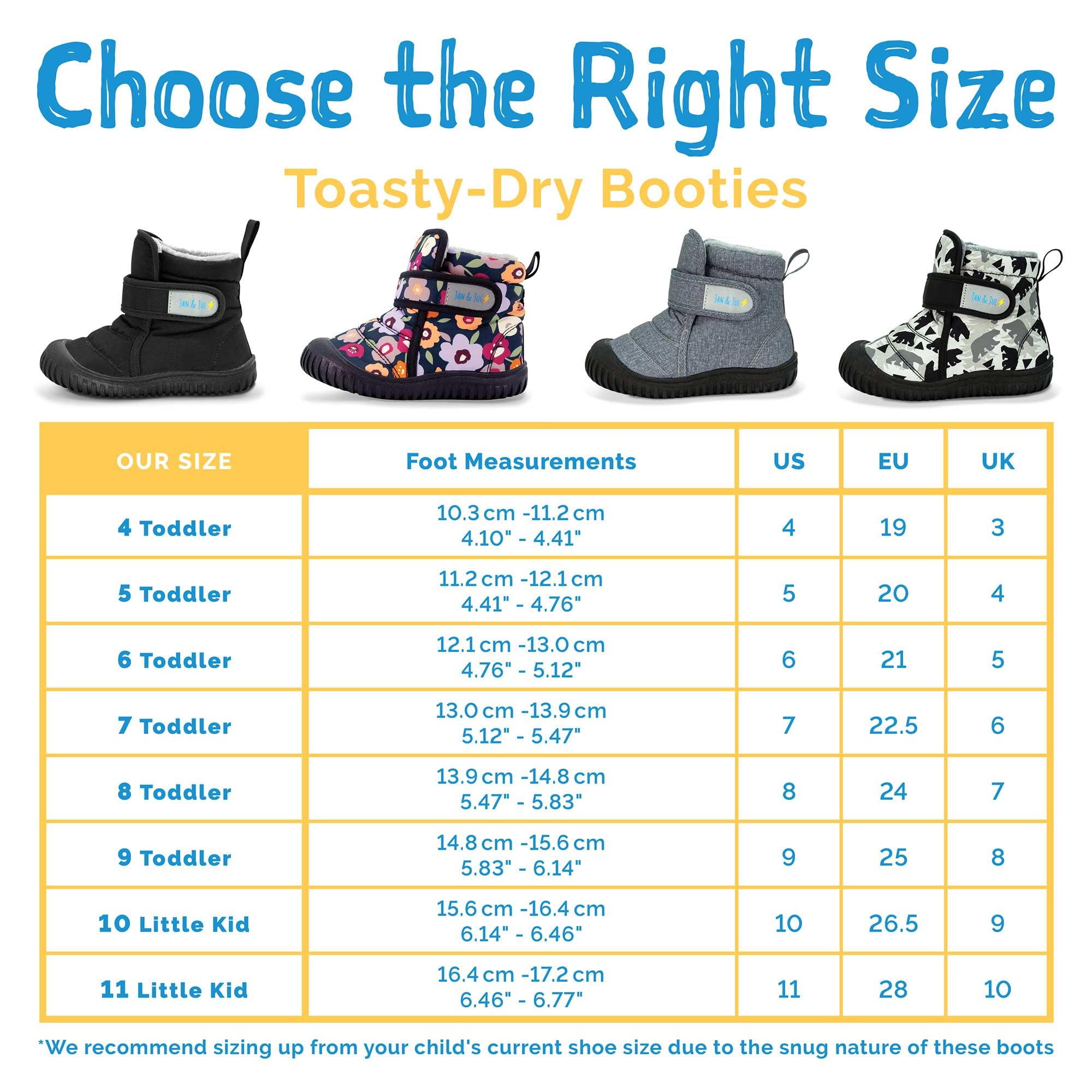 JAN & JUL Toasty-Dry Water-Resistant Winter Boots for Toddlers