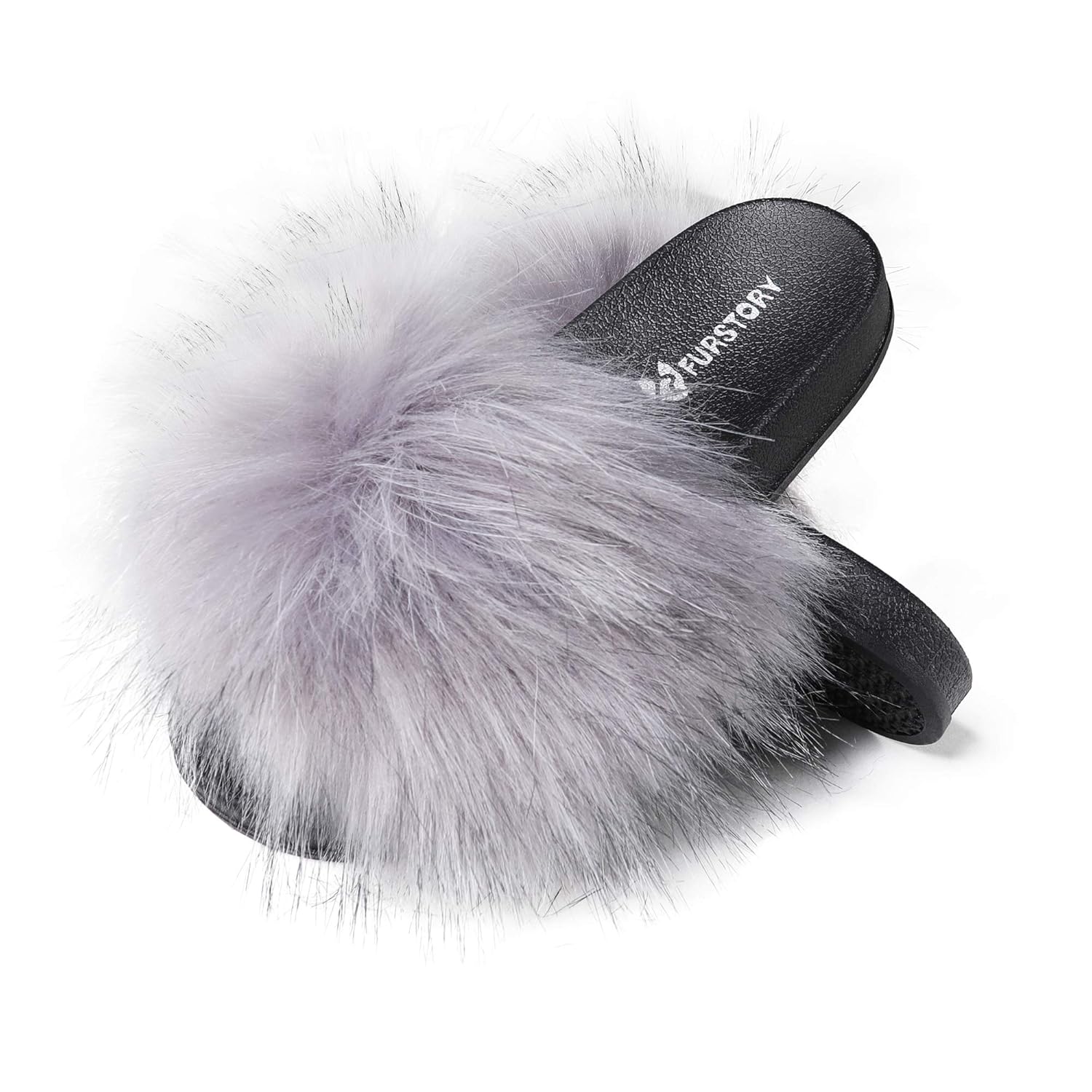 Buy Women's Furry Slides Faux Fur Slides Fuzzy Slippers Fluffy Sandals