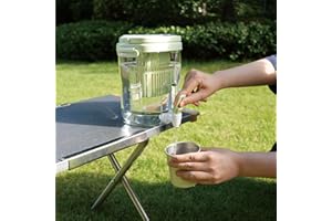 SEICASAYA Drink Dispenser for Fridge, 0.5 Gallon Clear PP Beverage Container with Stand & Spigot, Space-Saving Water Dispense