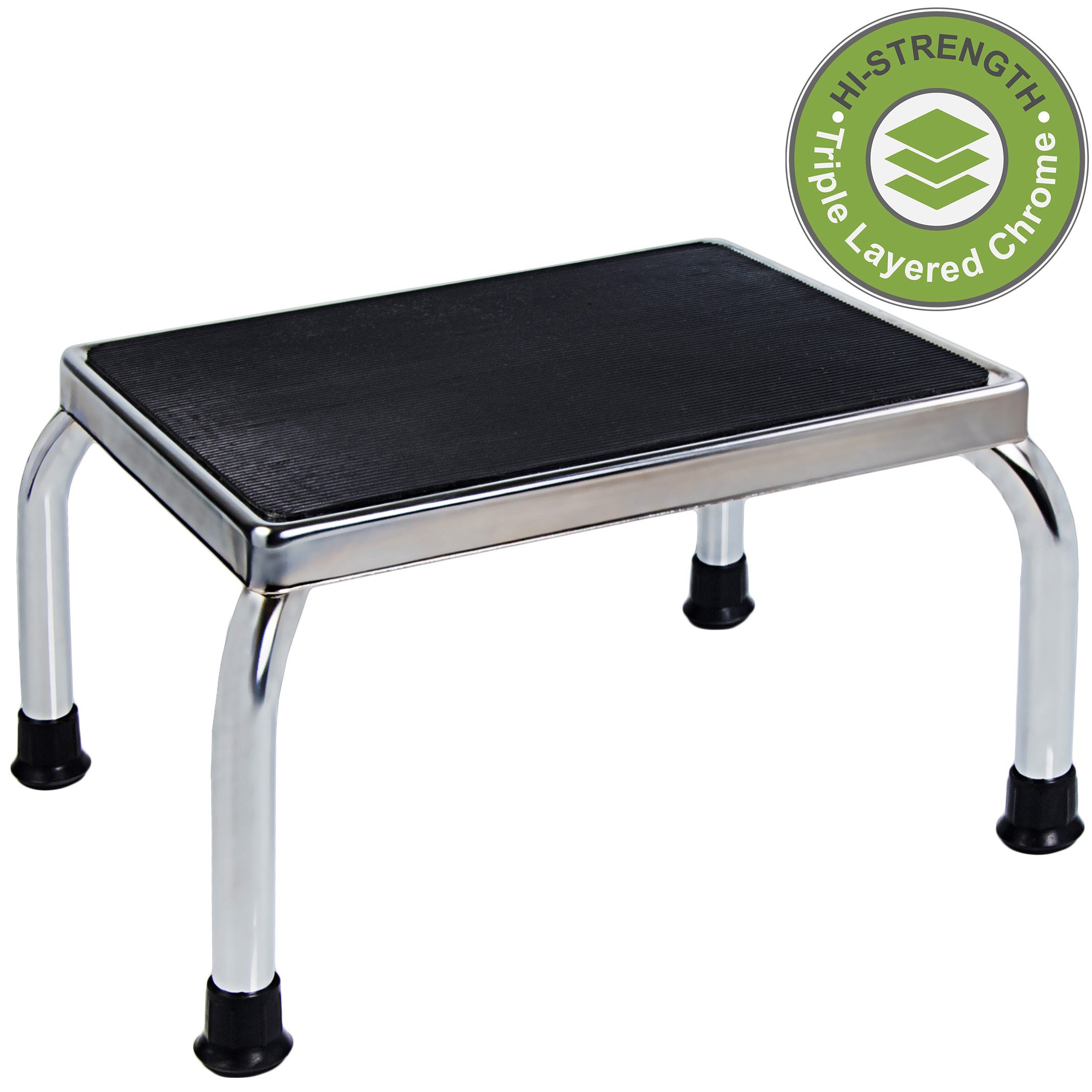 Medical Foot Step Stool With AntiSkid Rubber Platform, Lightweight and