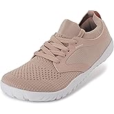 Joomra Women's Wide Minimalist Barefoot Shoes | Wide Toe Box Fashion Sneakers | Zero Drop Grippy Sole