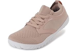 Joomra Women's Wide Minimalist Barefoot Shoes | Wide Toe Box Fashion Sneakers | Zero Drop Grippy Sole