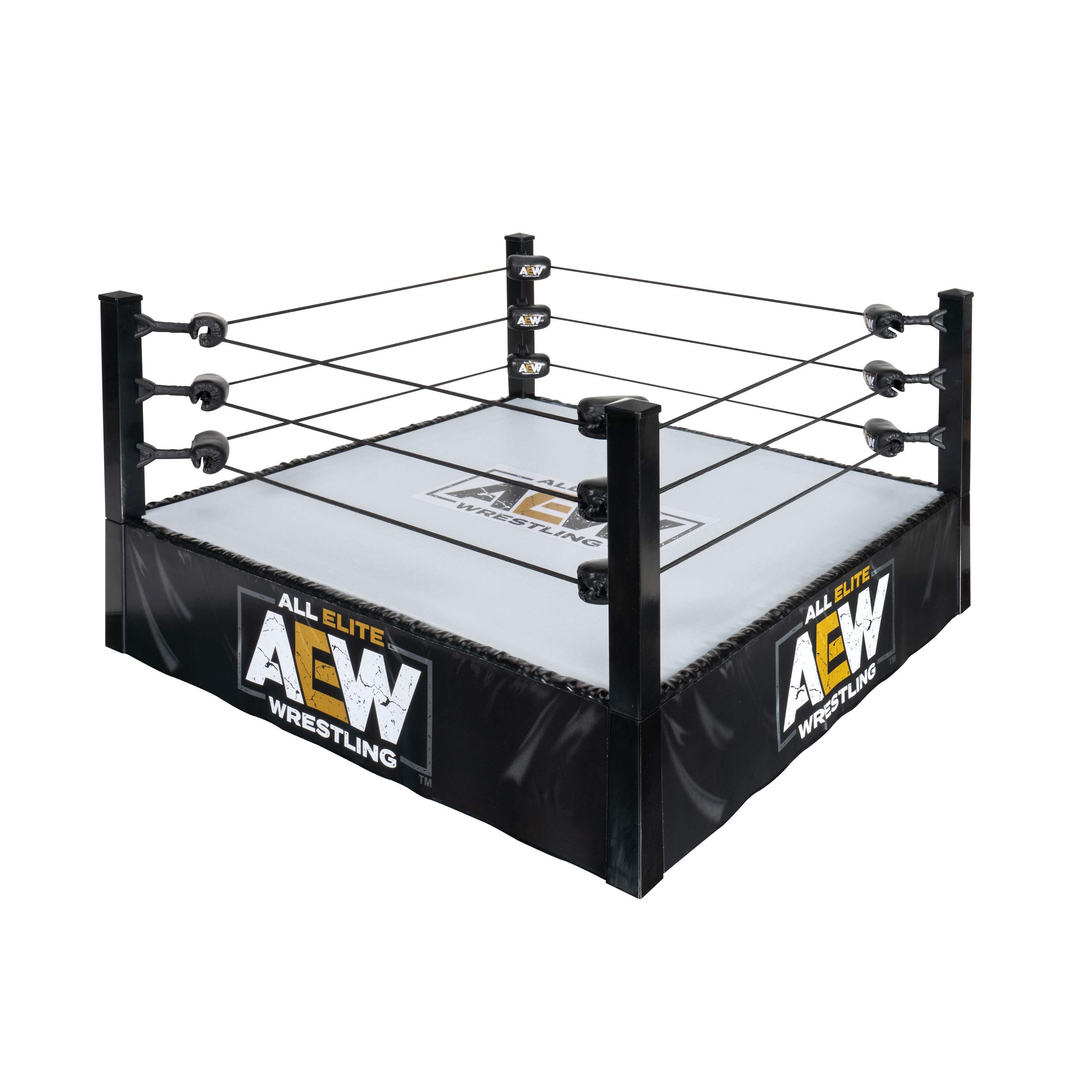 AEW AEW0065 Unrivaled Collection Authentic Action, Flexible Tension Ring Ropes, Multi, Multicolor