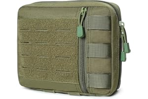 LEMUBEANE Tactical Molle Admin Pouch Multi-Purpose Laser-Cut Utility Pouch Modular EMT EDC Organizer Tool Pouch Bag