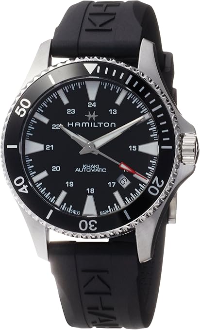 Hamilton Reloj de Hombre automático 40mm Correa de Goma Color Negro H82335331