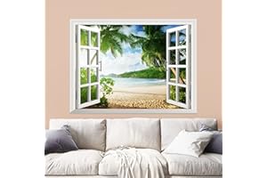 wall26 Removable Wall Sticker/Wall Mural (36"x48", Tropical Beach)