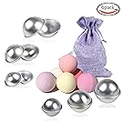 LoveS DIY Bath Bomb Mold with 3 Sizes 6 Sets 12 Pieces for Crafting Your Own Fizzles