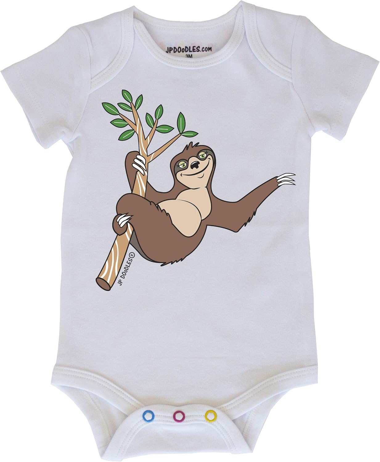 sloth baby romper