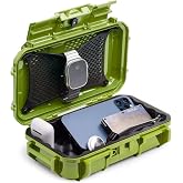 Evergreen 56 Dry Box - EDC Tough Protective Case USA Made for Organization of Cameras, Phones, Camping, Fishing, Hiking, Water Sports (Green)