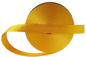 ABOKOY 1 Inch Nylon Webbing Strap 15 Yards Nylon Strap Webbing for Backpack Strap Pet Collar Indoor Outdoor Craft DIY Repair