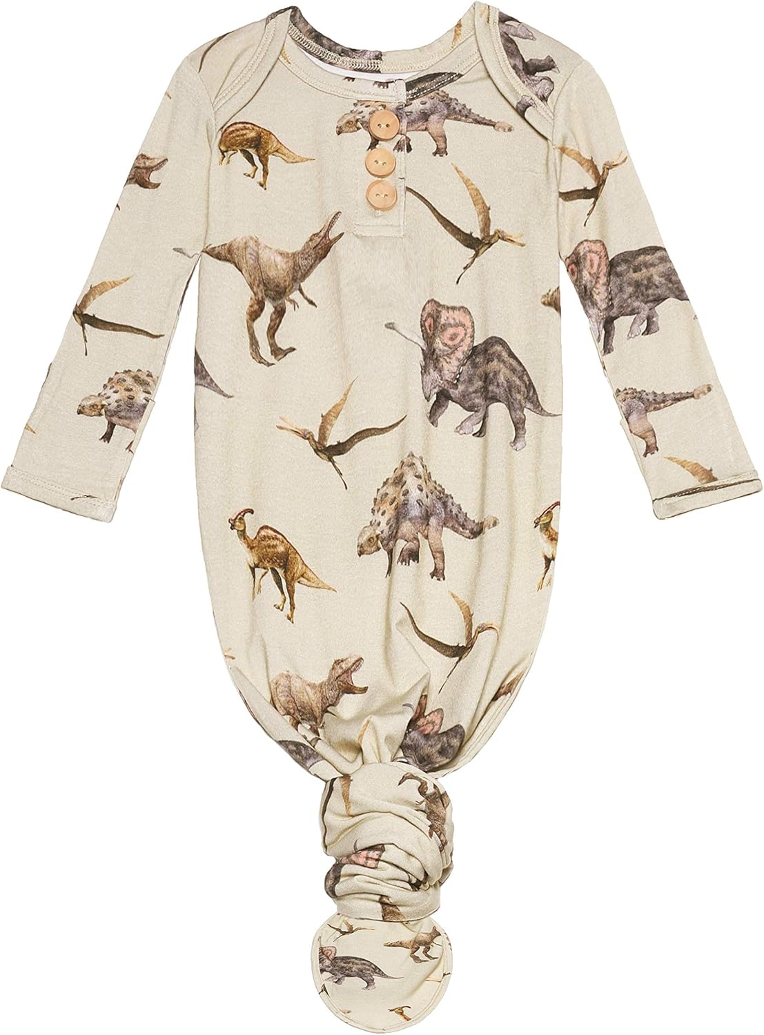 Posh Peanut Knotted Gown Unisex Soft Baby Clothes