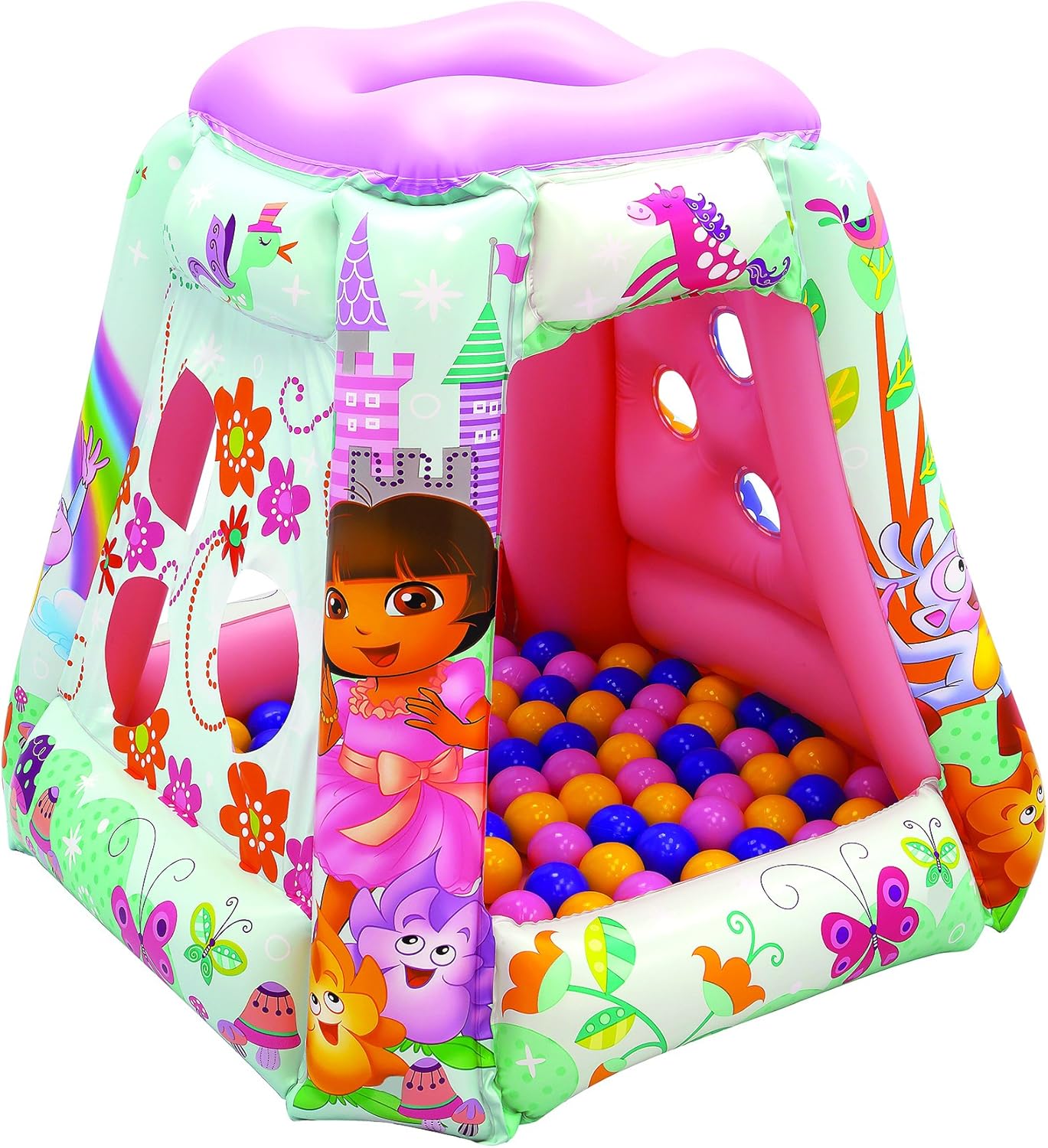 Dora Make Believe Adventure Ball Pit, 1 Inflatable & 20 Sof