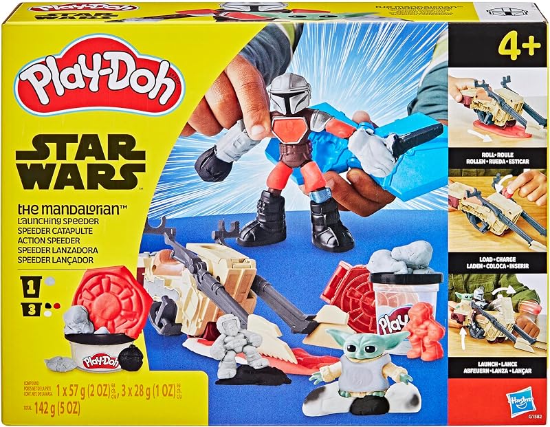 , Star Wars: Il MANDALORIANO, playset con Speeder di Lancio