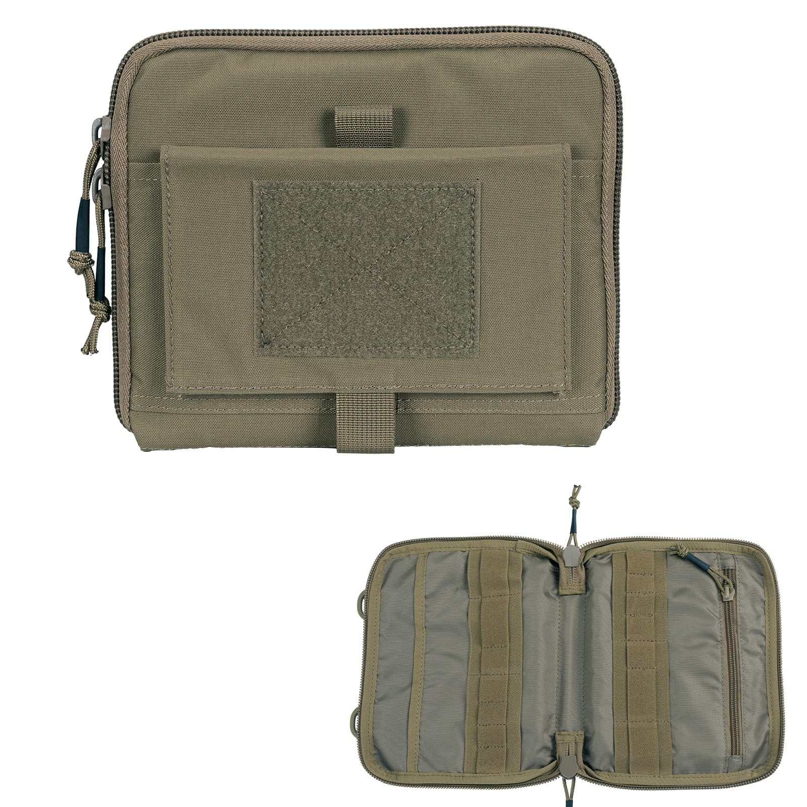 EXCELLENT ELITE SPANKER Tactical Molle Admin Pouch EDC EMT Utility Tool Bag Military Waist Organizer Pouches(Ranger Green)