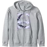 Avatar: The Last Airbender Roku Dragon Card Zip Hoodie
