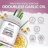Nu U Nutrition Garlic Capsules 25,000 mg 240 Softgels 8 Month Supply UK view 7