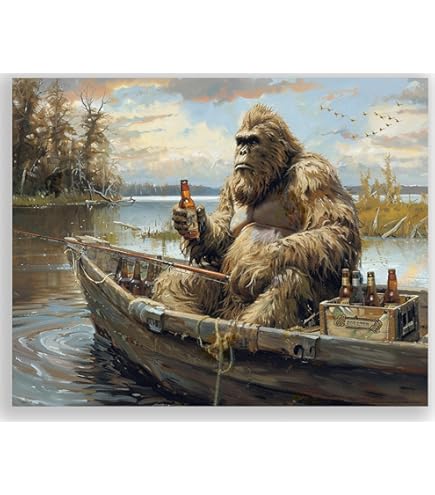 Amazon.com: Apple Creek Off Road- Bigfoot Poster Sasquatch Decor