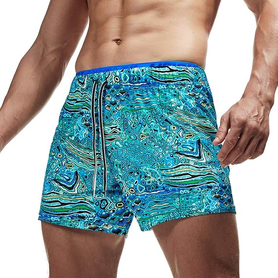 AIMPACT Mens Swim Trunks Quick Dry Swimwear Beach Athletic Shorts with
